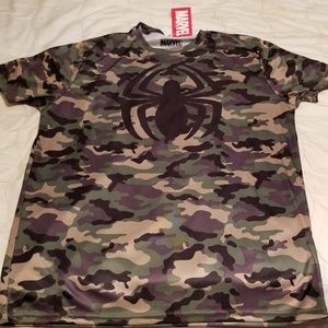 Brand new marvel camo tee
